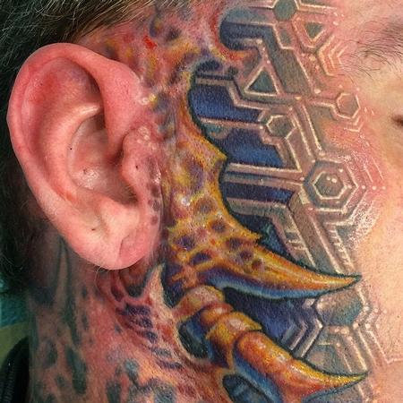 tattoos/ - Biomech Face Tattoo - 144746